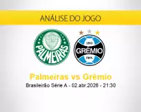 Prognóstico Palmeiras Grêmio (02 abril 2026)