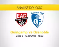 Prognóstico Guingamp Grenoble (10 abril 2026)