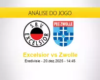 Prognóstico Excelsior Zwolle (20 dezembro 2025)