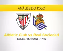 Prognóstico Athletic Club Real Sociedad (01 fevereiro 2026)