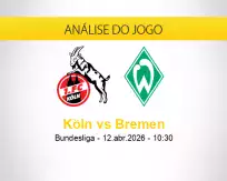 Prognóstico Köln Bremen (12 abril 2026)