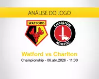 Prognóstico Watford Charlton (06 abril 2026)