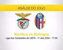 Prognóstico Benfica Bologna (11 dezembro 2024)