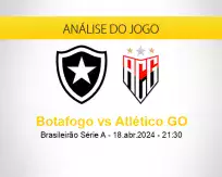 Prognóstico Botafogo Atlético GO (18 abril 2024)