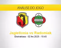 Prognóstico Jagiellonia Radomiak (02 fevereiro 2025)