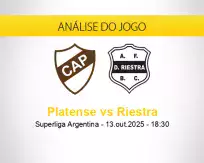 Prognóstico Platense Riestra (13 outubro 2025)