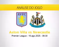 Prognóstico Aston Villa Newcastle (16 agosto 2025)