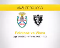 Prognóstico Feirense Viseu (07 dezembro 2025)