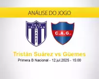Prognóstico Tristán Suárez Güemes (12 julho 2025)