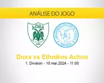 Prognóstico Doxa Ethnikos Achna (10 maio 2024)