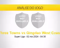 Prognóstico Three Towns Qingdao West Coast (02 novembro 2024)