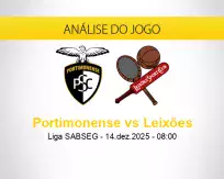 Prognóstico Portimonense Leixões (14 dezembro 2025)