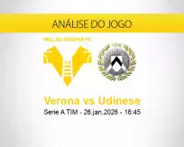Prognóstico Verona Udinese (26 janeiro 2026)
