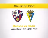 Prognóstico Huesca Cádiz (01 fevereiro 2026)
