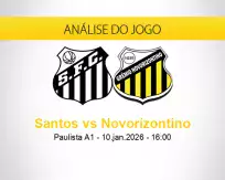Santos vs Novorizontino