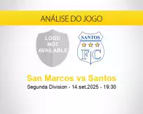 Prognóstico San Marcos Santos (14 setembro 2025)