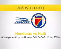 Prognóstico Honduras Haiti (13 outubro 2025)