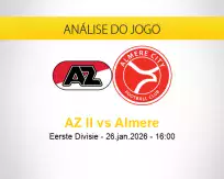 Prognóstico AZ II Almere (26 janeiro 2026)