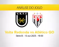 Prognóstico Volta Redonda Atlético GO (13 outubro 2025)