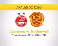 Prognóstico Aberdeen Motherwell (09 novembro 2025)