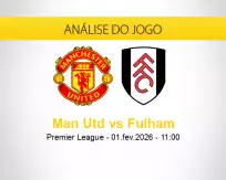 Prognóstico Man Utd Fulham (01 fevereiro 2026)