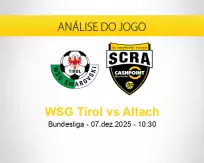 Prognóstico WSG Tirol Altach (07 dezembro 2025)