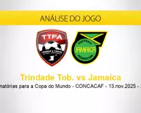 Prognóstico Trindade Tob. Jamaica (13 novembro 2025)