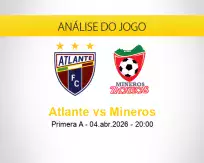 Prognóstico Atlante Mineros (04 abril 2026)