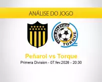 Prognóstico Peñarol Torque (07 fevereiro 2026)