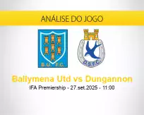 Prognóstico Ballymena Utd Dungannon (27 setembro 2025)