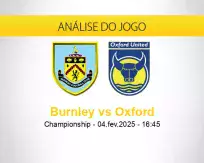 Prognóstico Burnley Oxford (04 fevereiro 2025)