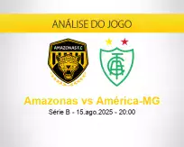 Prognóstico Amazonas América-MG (15 agosto 2025)