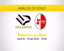 Prognóstico Palermo Bari (19 setembro 2025)