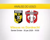 Prognóstico Vitesse Dordrecht (30 janeiro 2026)