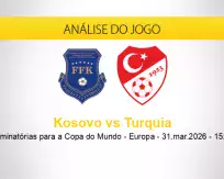 Prognóstico Kosovo Turquia (31 março 2026)