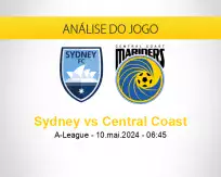 Prognóstico Sydney Central Coast (10 maio 2024)