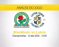 Prognóstico Blackburn Luton (14 dezembro 2024)