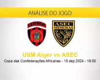 Prognóstico USM Alger ASEC (15 dezembro 2024)