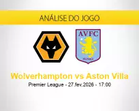 Prognóstico Wolverhampton Aston Villa (27 fevereiro 2026)
