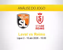 Prognóstico Laval Reims (10 abril 2026)