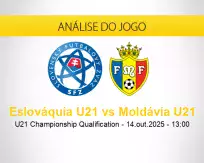 Prognóstico Eslováquia U21 Moldávia U21 (14 outubro 2025)