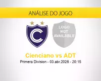 Prognóstico Cienciano ADT (03 abril 2026)