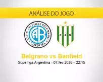 Prognóstico Belgrano Banfield (07 fevereiro 2026)
