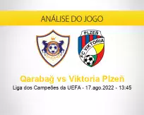 Prognóstico Qarabağ Viktoria Plzeň (17 agosto 2022)