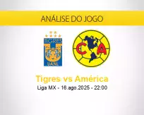 Prognóstico Tigres América (16 agosto 2025)