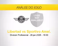 Prognóstico Libertad Sportivo Amel. (28 janeiro 2026)