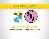 Prognóstico Sp. Cristal Boys (15 março 2026)