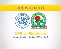 Prognóstico QPR Blackburn (04 fevereiro 2025)