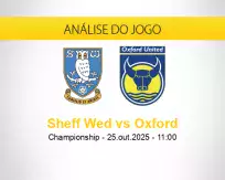 Prognóstico Sheff Wed Oxford (25 outubro 2025)