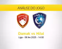 Prognóstico Damak Hilal (08 fevereiro 2025)